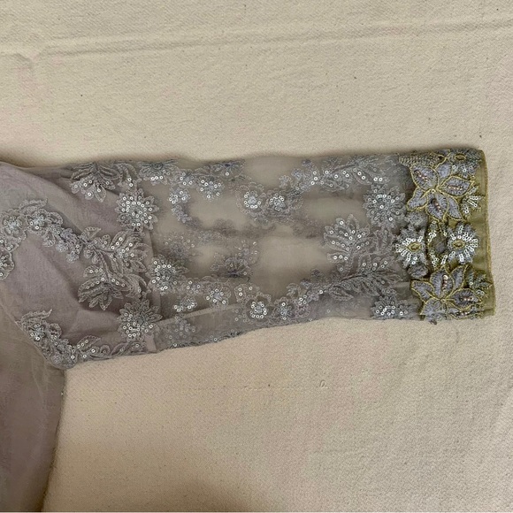 Pakistani Indian eid semi formal shalwar qameez dupatta - Picture 7 of 11